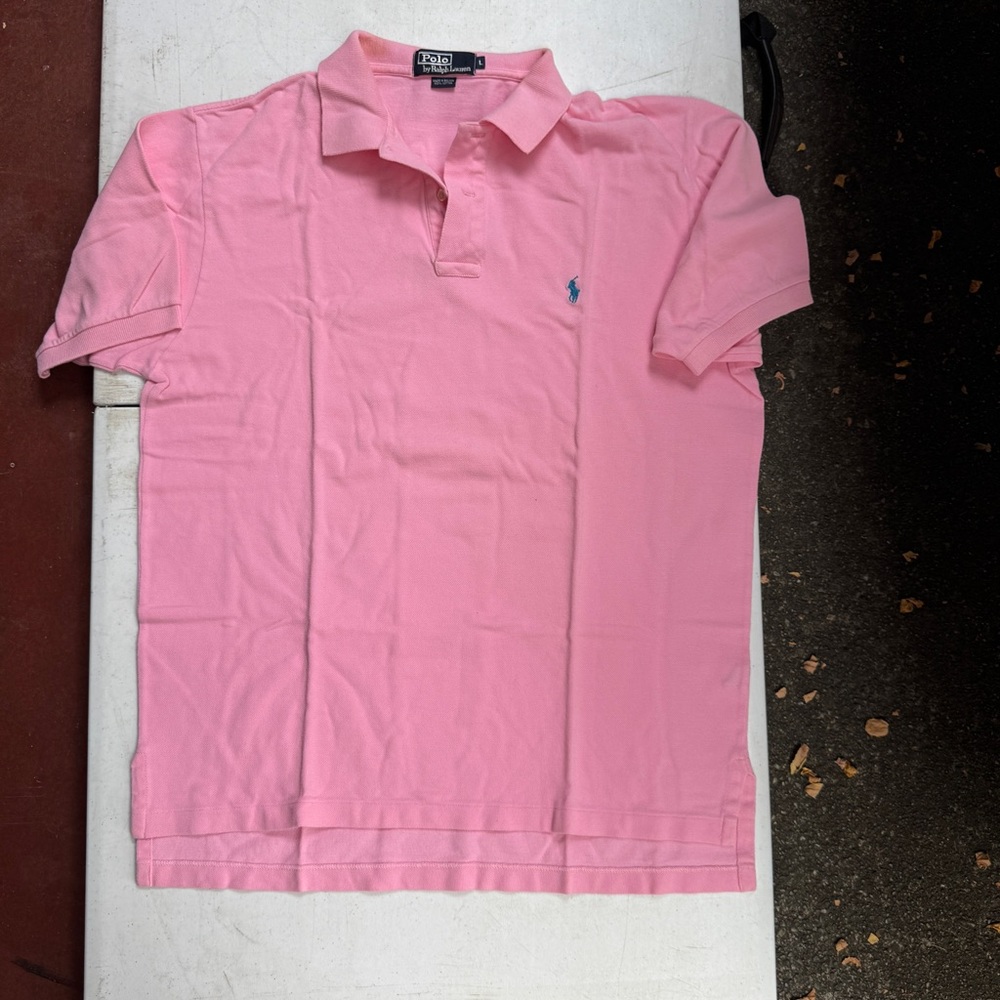 Ralph Lauren Classic Pink Polo Shirt for Men